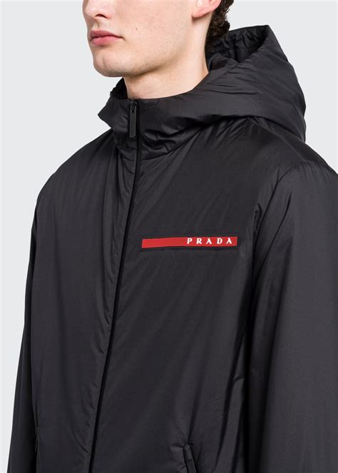 mens coat prada|prada outerwear men.